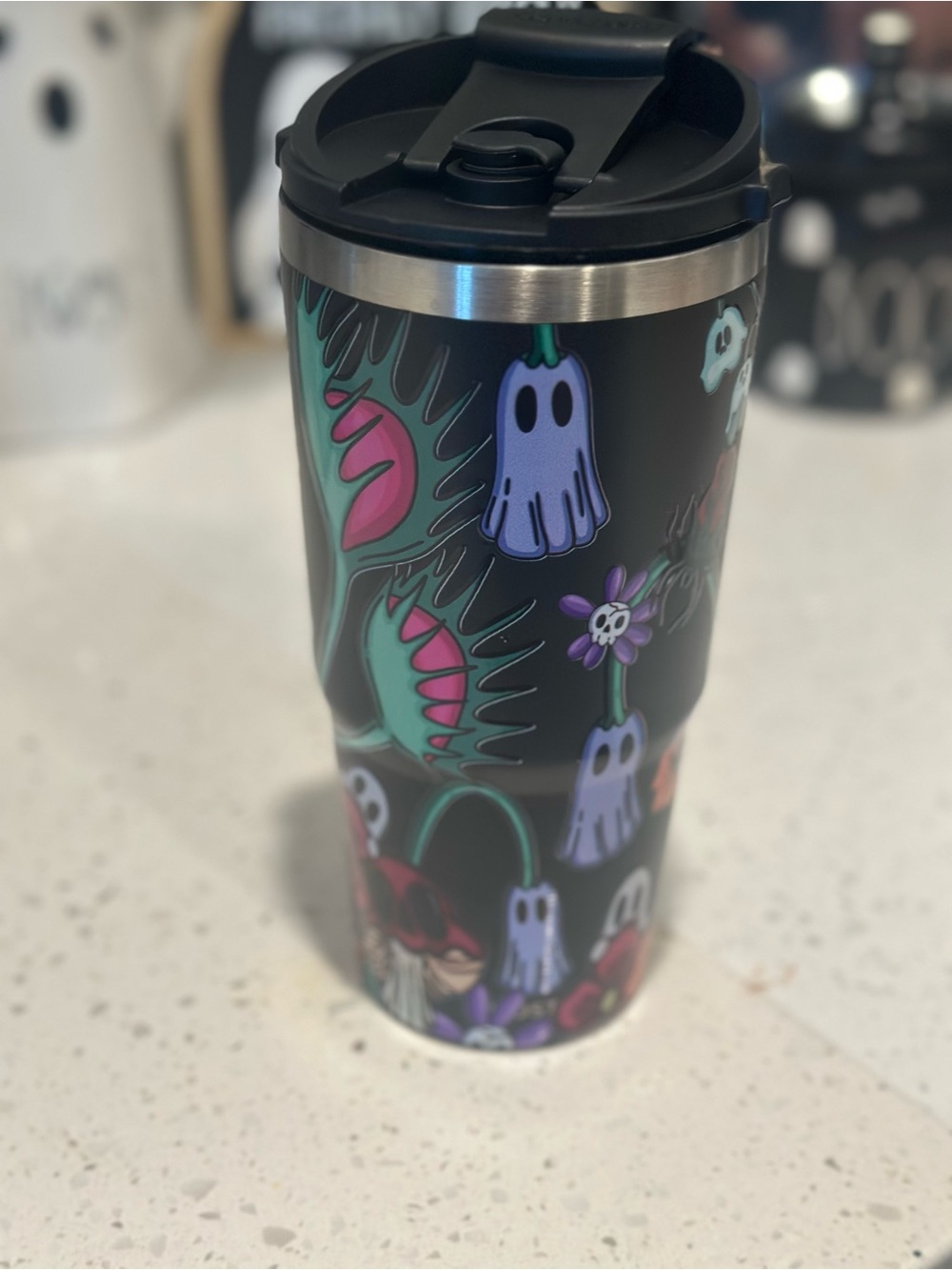 Frost buddy poisoned petals summerween tumbler